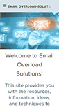 Mobile Screenshot of emailoverloadsolutions.com